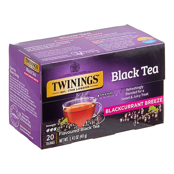 Twinings Blackcurrant Breeze Tea Bags - 20/Box