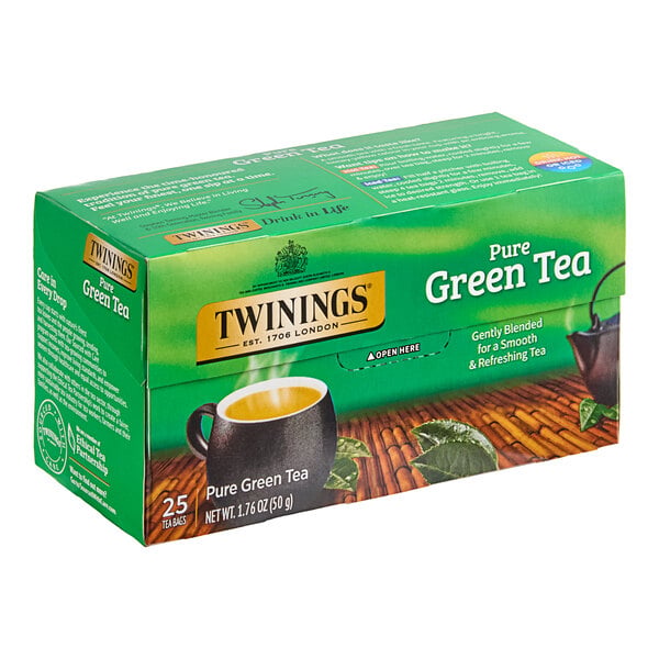 Twinings Green Tea Bags - 25/Box