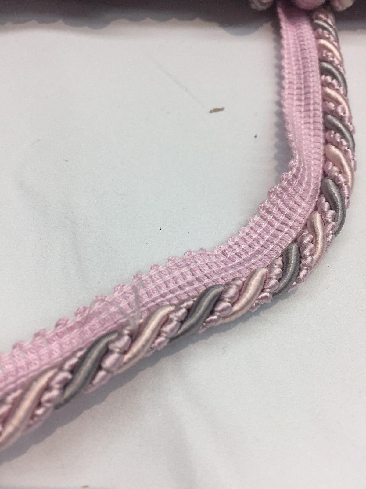 Lavander Trim Rope With Gimp Upholstery Trim - Lavender With Beige, 3/4" Width (10 Yards)
