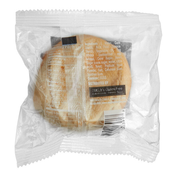 OMG...It's Gluten Free Individually Wrapped Gluten-Free White Dinner Rolls 2 oz. - 24/Pack