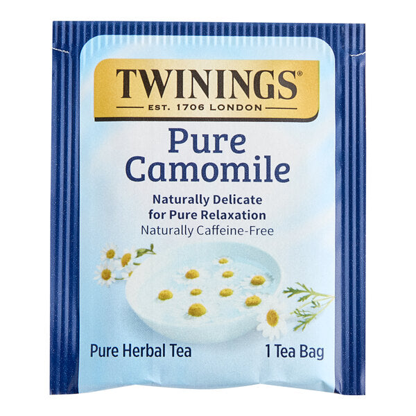 Twinings Pure Chamomile Herbal Tea Bags - 25/Box