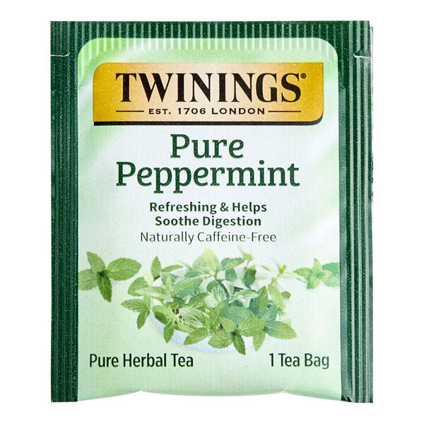 Twinings Pure Peppermint Herbal Tea Bags - 150/Case