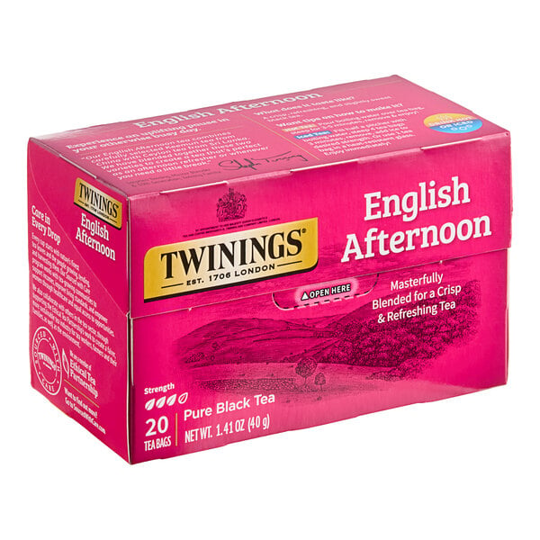 Twinings English Afternoon Tea Bags - 120/Case