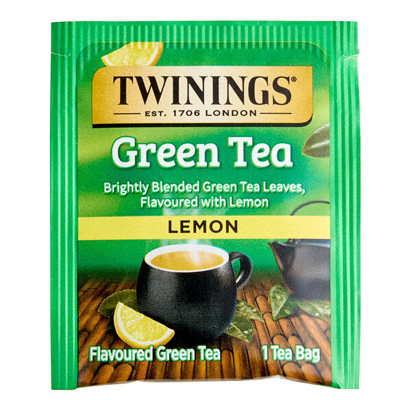 Twinings Green Tea with Lemon Tea Bags - 120/Case