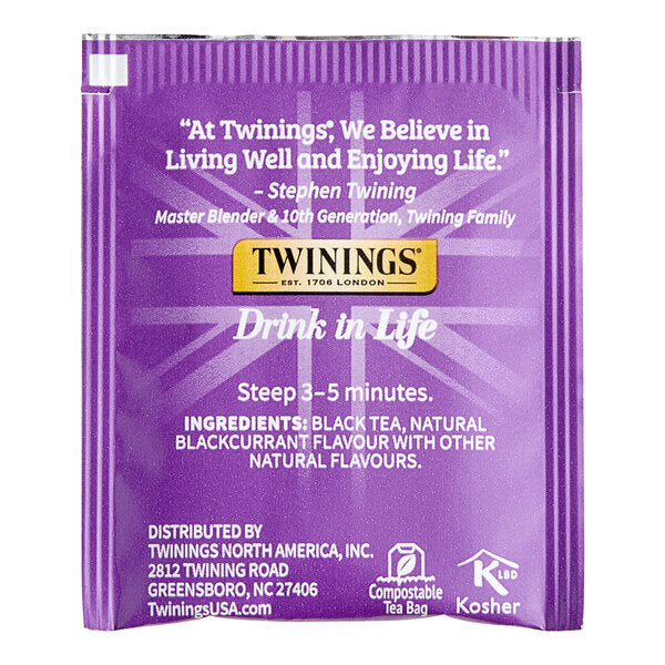 Twinings Blackcurrant Breeze Tea Bags - 20/Box