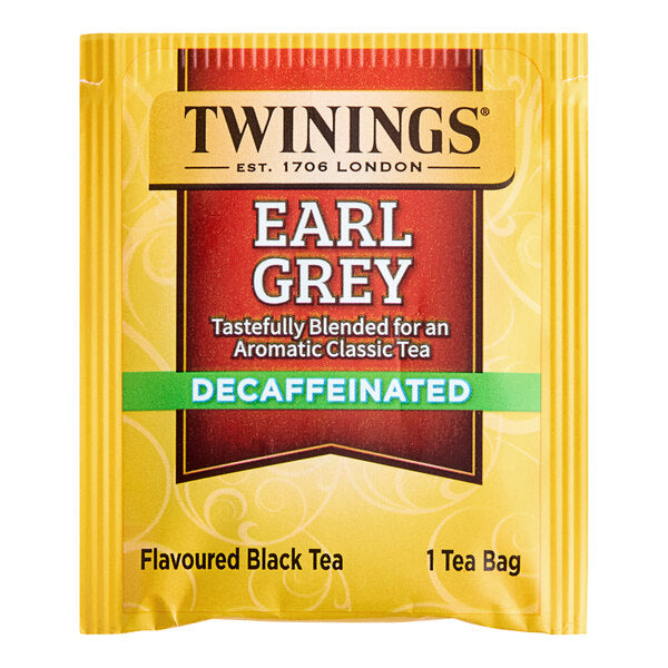 Twinings Earl Grey Decaffeinated Tea Bags - 120/Case