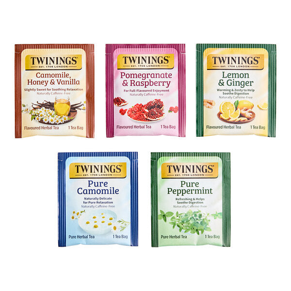 Twinings Assorted Herbal Tea Bags - 20/Box