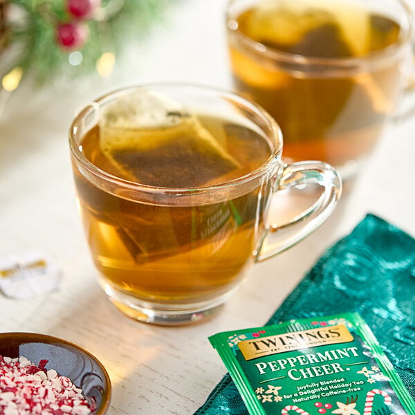 Twinings Peppermint Cheer Herbal Tea Bags - 20/Box