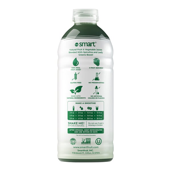 Smartfruit Harvest Greens 100% Fruit Puree Beverage Mix 48 fl. oz. - 6/Case