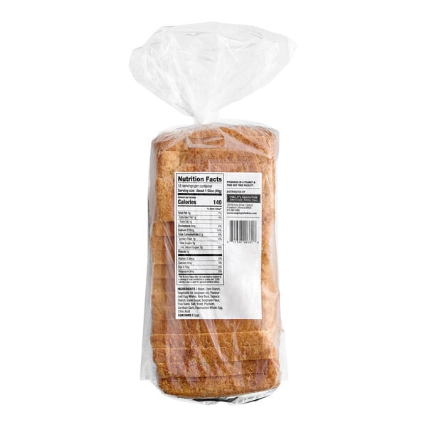 OMG...It's Gluten Free Gluten-Free White Bread Loaf 31 oz. - 4/Case