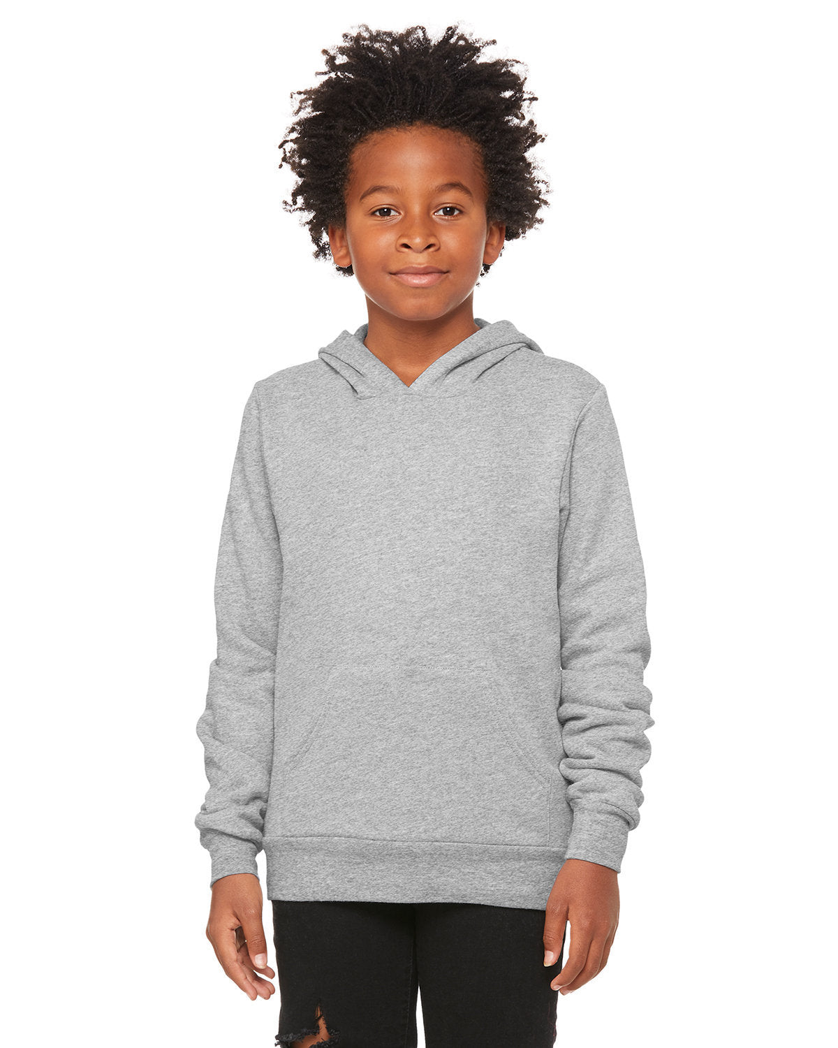 Bella + Canvas® Youth Sponge Fleece Pullover Hooded Sweatshirt