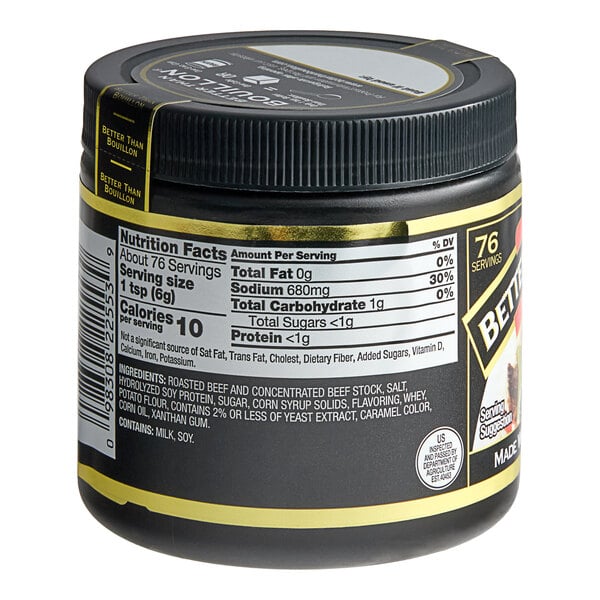 Better Than Bouillon Premium Roasted Beef Flavor Base 1 lb. - 6/Case