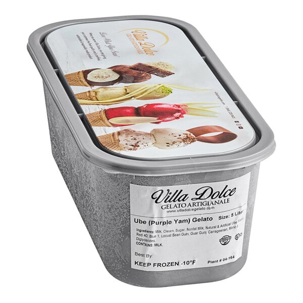 Villa Dolce Ube Purple Yam Gelato 5 Liter