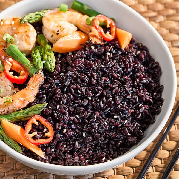 Lotus Foods Medium Grain Forbidden Rice® 22 lb.