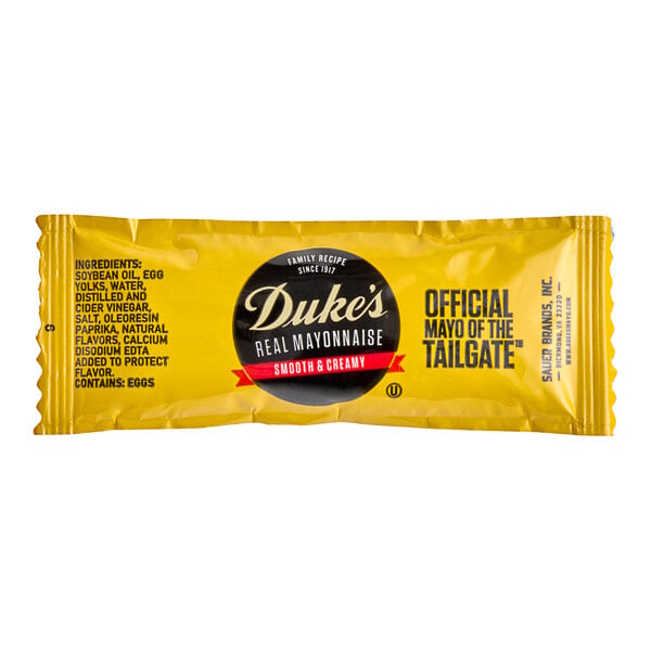 Duke's Real Mayonnaise Packet 12 Grams (0.42 oz.) - 200/Case