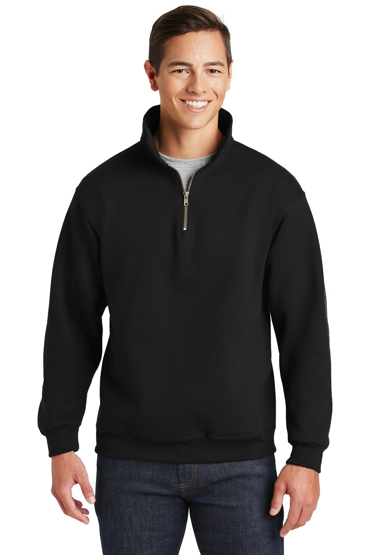 JERZEES® NuBlend 1/4-Zip Cadet Collar Sweatshirt