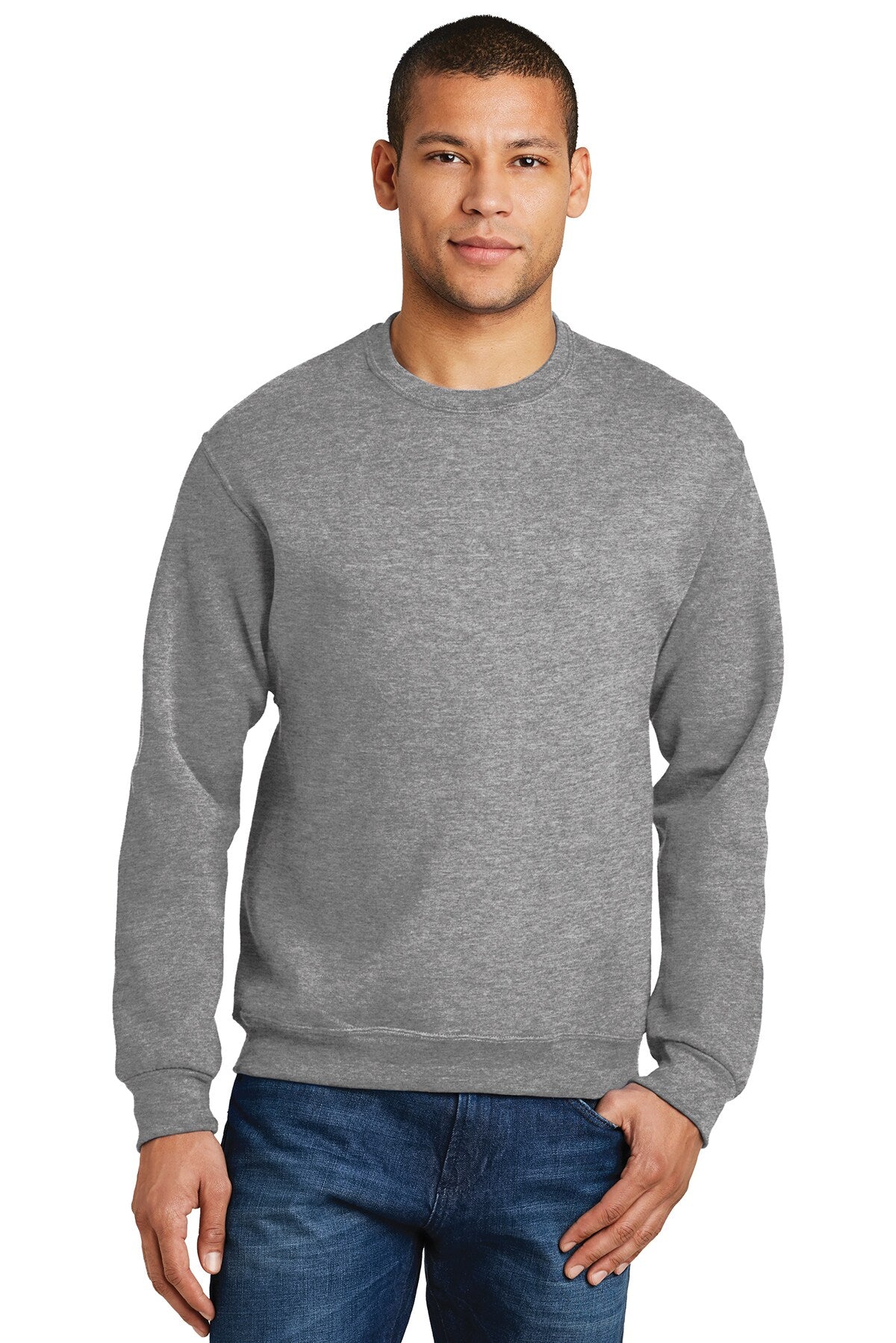 JERZEES® NuBlend Crewneck Long Sleeve Sweatshirt