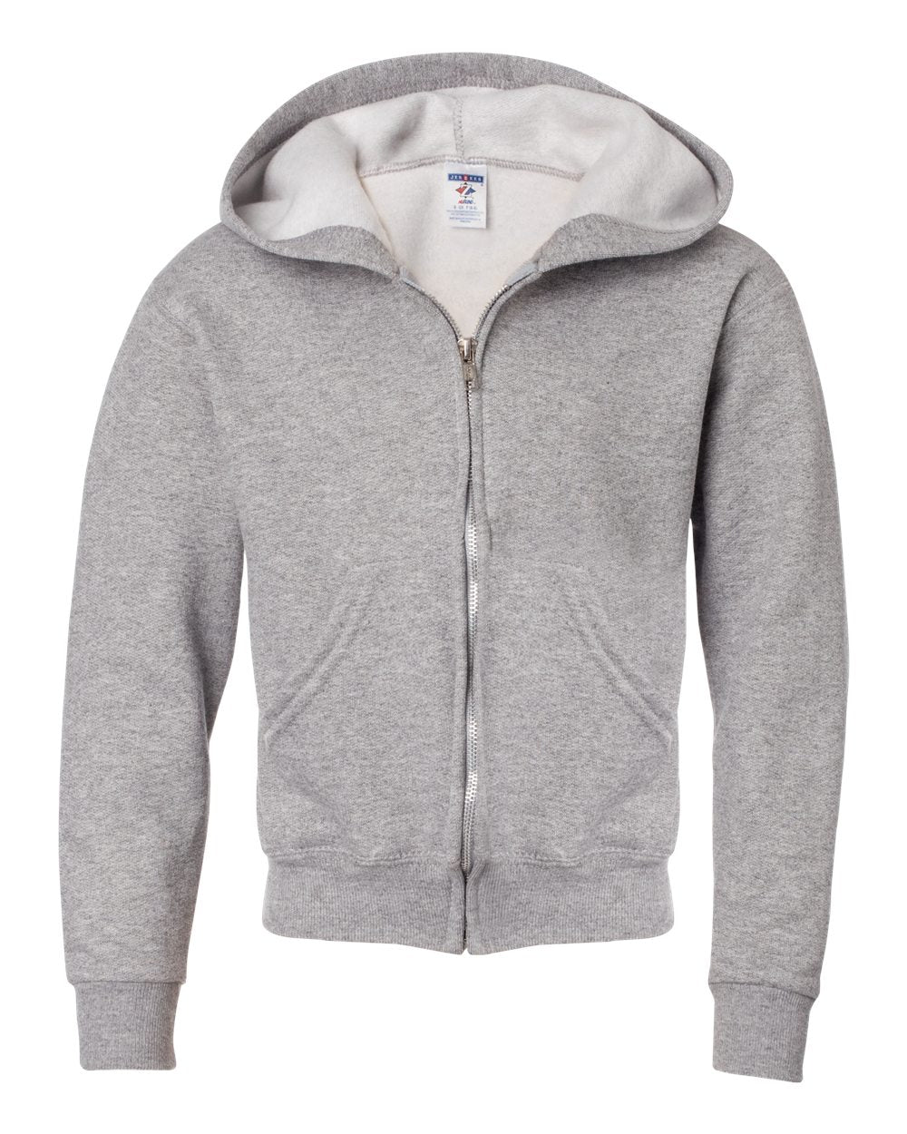 JERZEES® NuBlend Youth Full-Zip Hooded Sweatshirt
