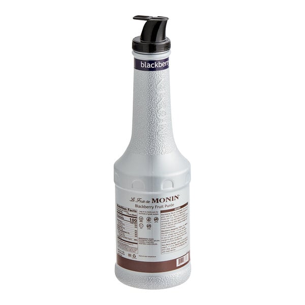 Monin Blackberry Fruit Puree 1 Liter - 4/Case