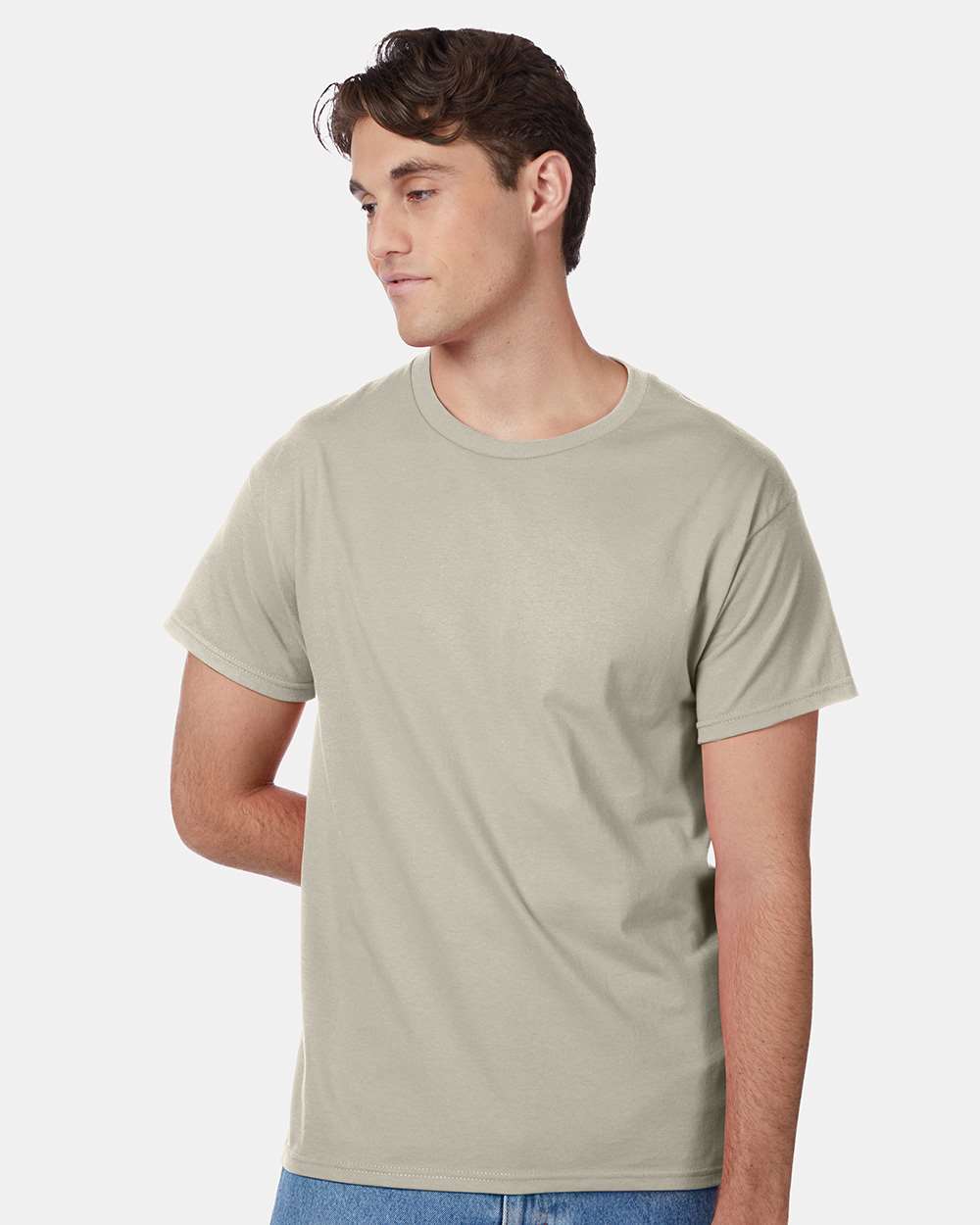 12 Pack Men's Authentic 100% Cotton Crew Neck T-Shirt