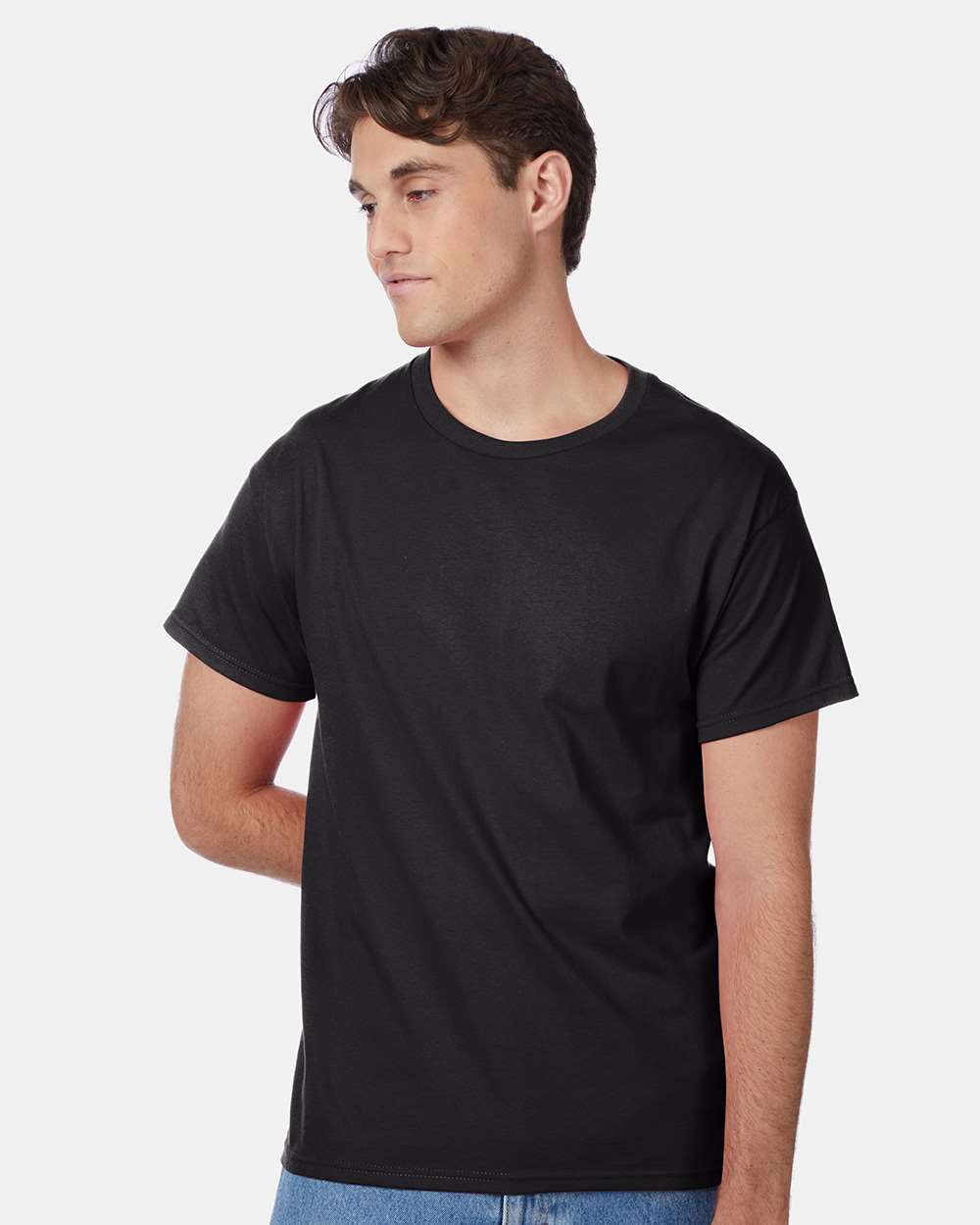 12 Pack Men's Authentic 100% Cotton Crew Neck T-Shirt
