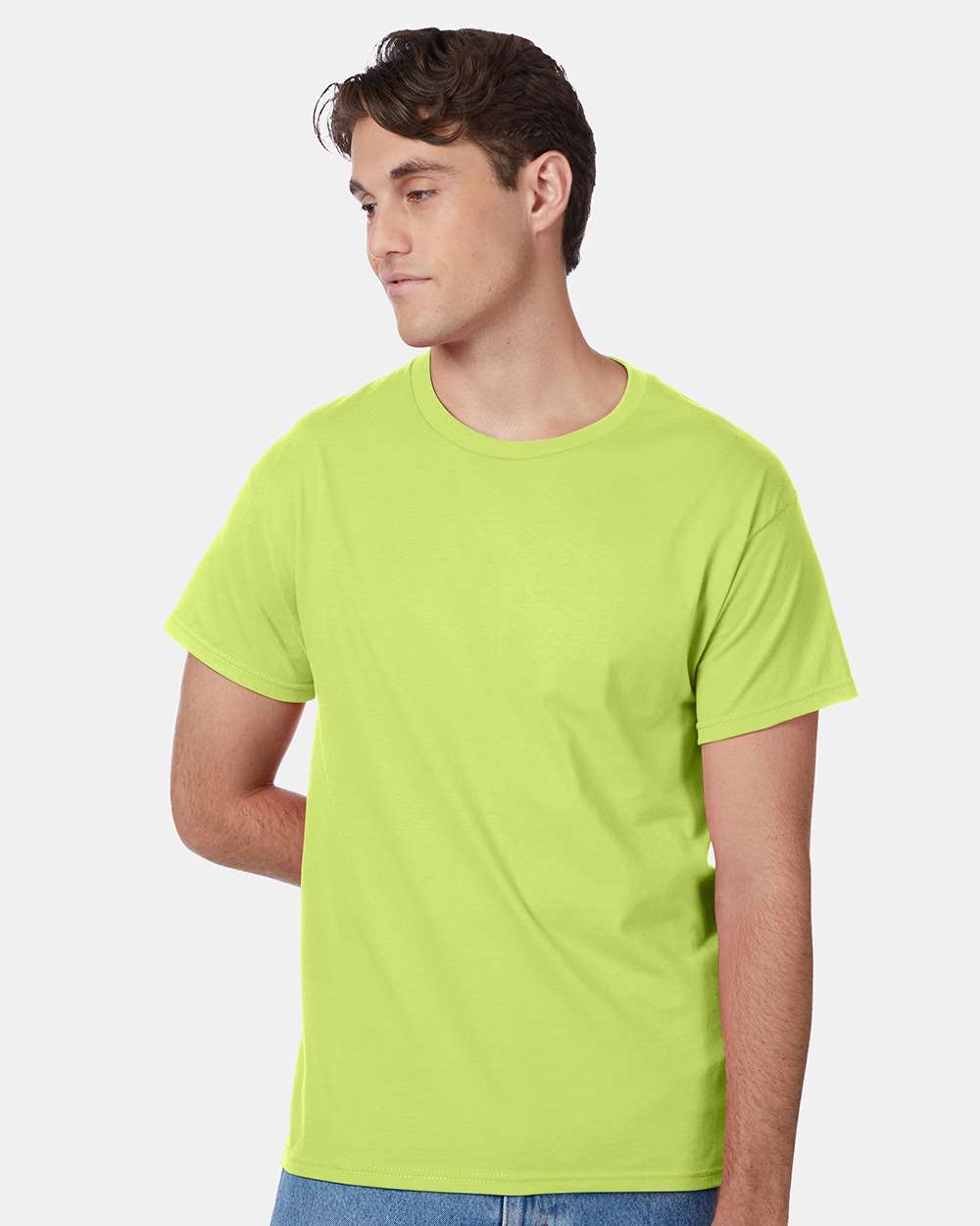 12 Pack Men's Authentic 100% Cotton Crew Neck T-Shirt