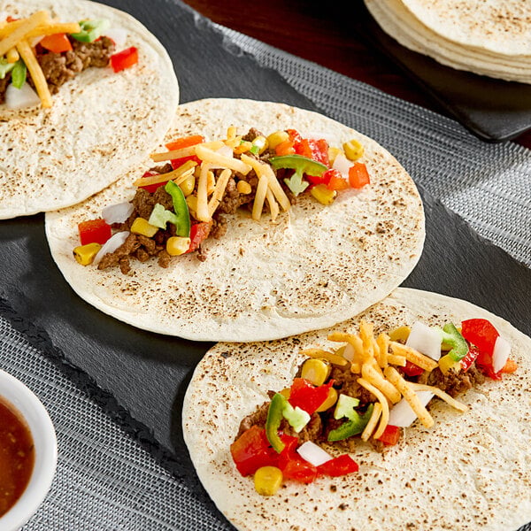 El Mejor Tortillas Restaurant-Style Flour Tortillas 6" - 288/Case