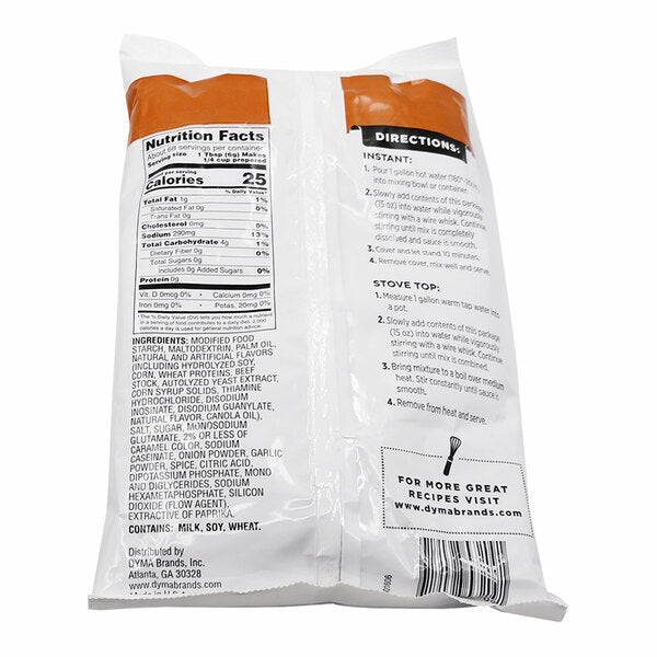 Chef's Companion 15 oz. Beef Gravy Mix - 8/Case
