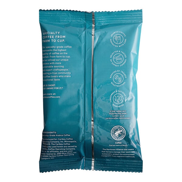 Caribou Coffee 2.5 oz. Caribou Blend Decaf Coffee Packet - 18/Case