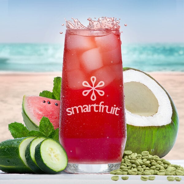 Smartfruit Replenish Watermelon / Cucumber / Mint Refresher Beverage 1:1 Concentrate 48 fl. oz. - 6/Case