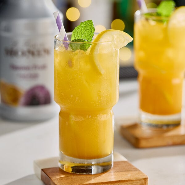 Monin Passion Fruit Puree 1 Liter - 4/Case