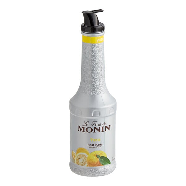Monin Yuzu Fruit Puree 1 Liter - 4/Case