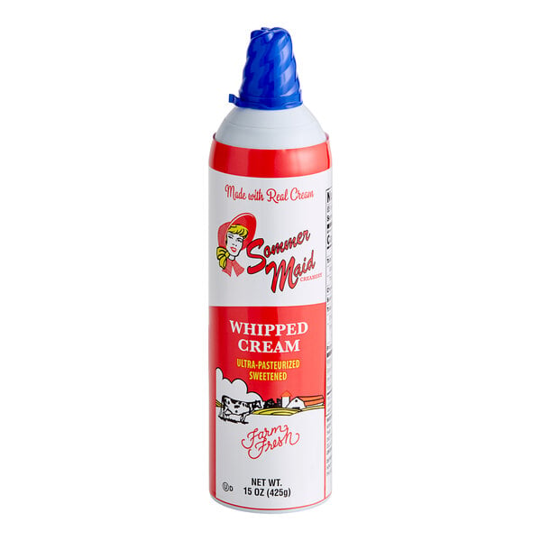 Sommer Maid 15 oz. Aerosol Whipped Cream Can - 12/Case