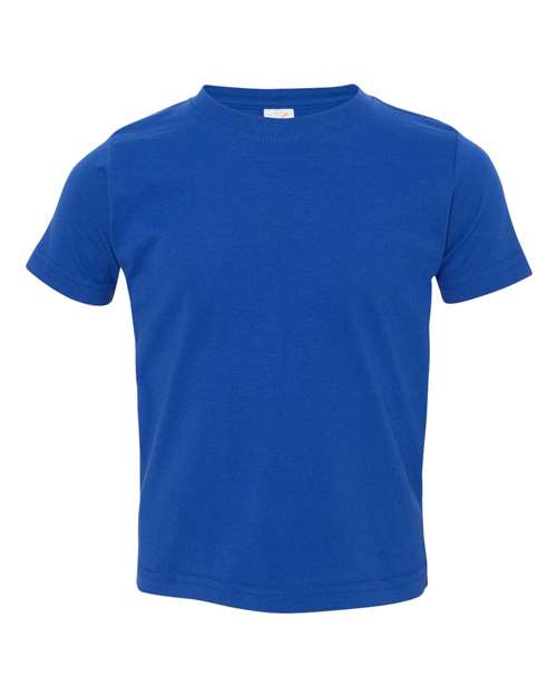RADYAN® Toddler Crewneck Short Sleeve Fine Jersey Tee