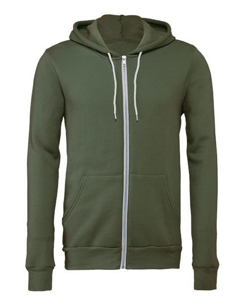 BELLA + CANVAS® Unisex Premium Fleece Full-Zip Sweatshirt - 3739