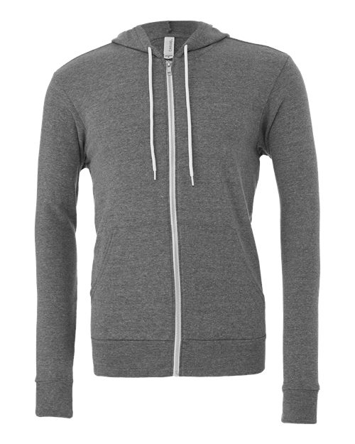 BELLA + CANVAS ®Unisex Sponge Fleece Full-Zip Hoodie Sweatshirt - 3739