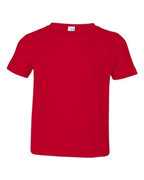 RADYAN® Toddler Crewneck Short Sleeve Fine Jersey Tee