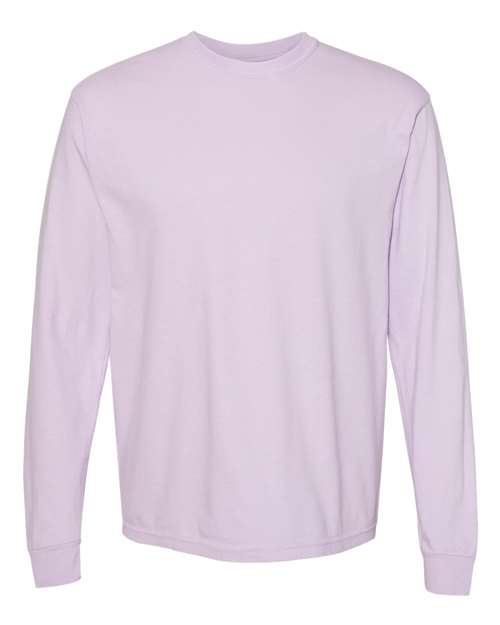 Comfort Colors® Garment-Dyed Heavyweight Crewneck Long Sleeve T-Shirt