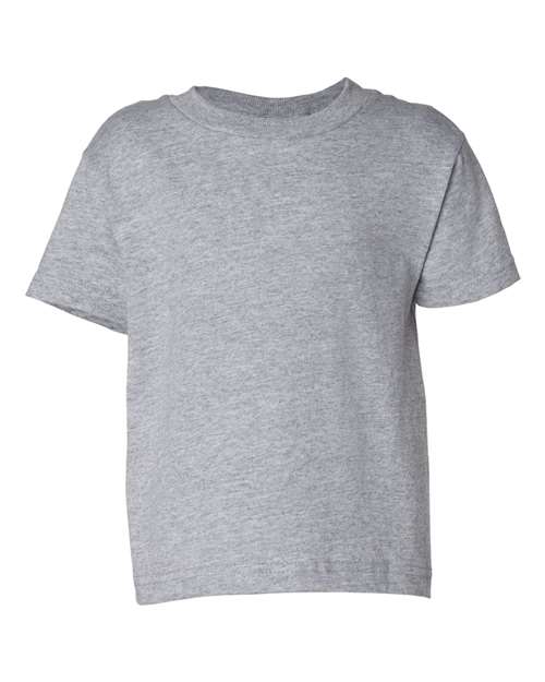 RADYAN® Toddler Cotton Jersey Crew Neck Short Sleeve Tee - 3301T