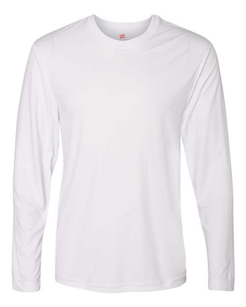 Hanes® Cool DRI Long Sleeve Crewneck Performance T-Shirt