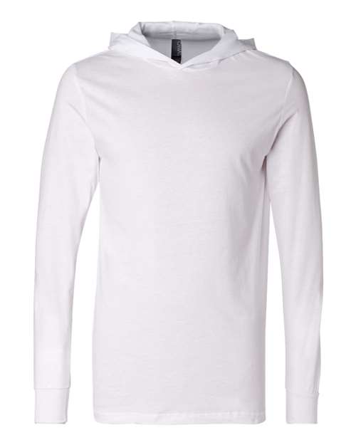 BELLA + CANVAS® Jersey Hooded Long Sleeve Tee