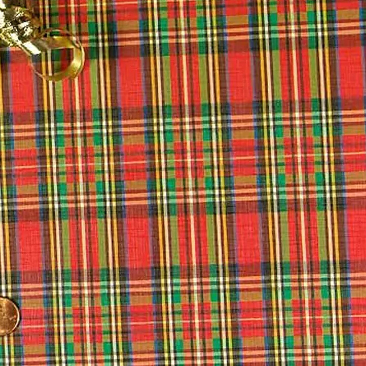 Plaid Christmas Wrapping Paper Embossed Plaid 24 ''x417 '