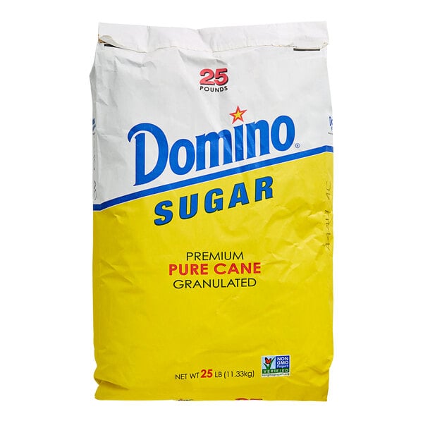 Domino Pure Cane Granulated Sugar - 25 lb.