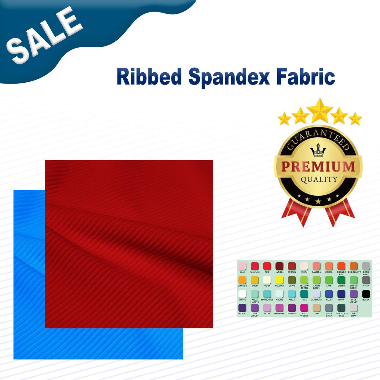 Ribbed Spandex Fabric