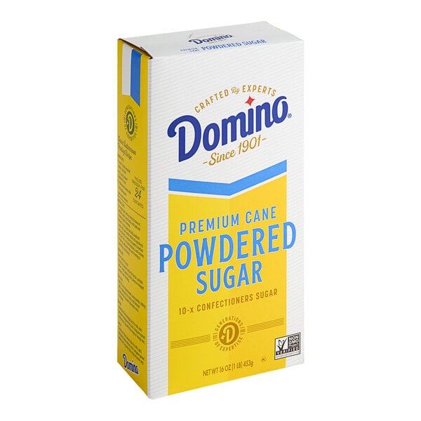 Domino 1 lb. 10X Confectioners Sugar - 24/Case