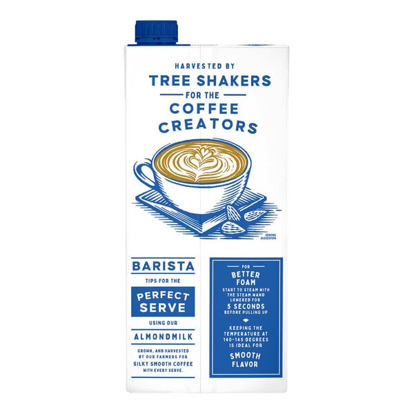 Almond Breeze Barista Collection Unsweetened Almond Milk 32 fl. oz. - 12/Case