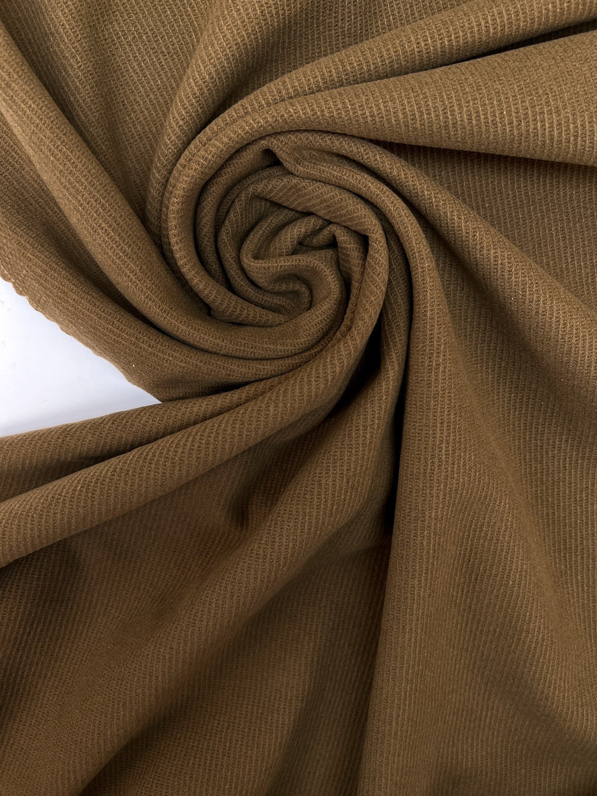Wool Blend Tweed Brown Beige