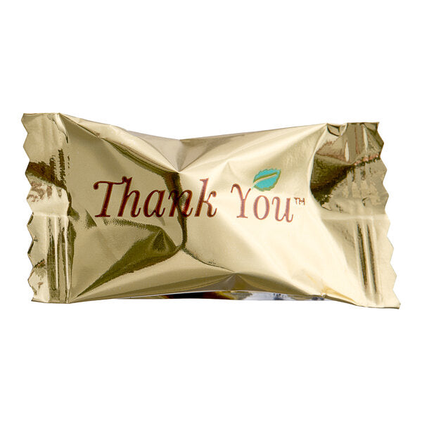 "Thank You" Individually Wrapped Chocolate Buttermints - 1,000/Case