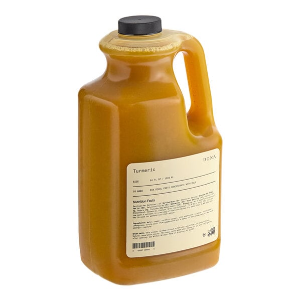 Dona Turmeric Golden Latte 1:1 Concentrate 64 fl. oz. - 4/Case