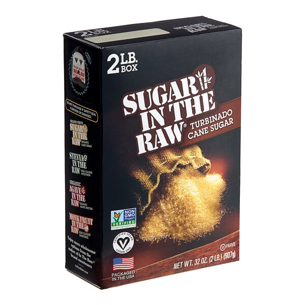 Sugar In The Raw 2 lb. Box - 12/Case